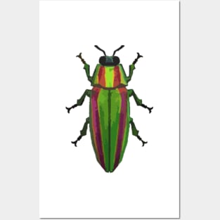 Jewel Beetle Digital Painting Posters and Art